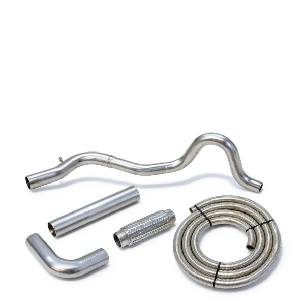 Exhaust Pipe Clamp Tenneco Aluminized Steel Fit-3