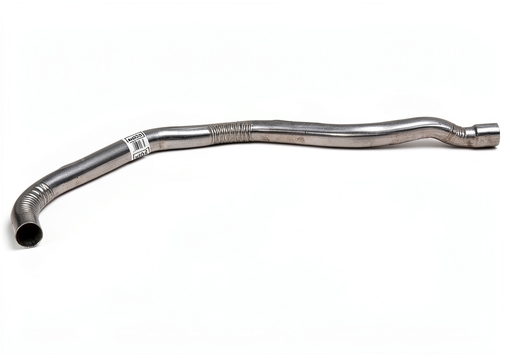 Tenneco exhaust pipe installed on a Volvo 240