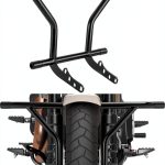Mofun Front Engine Guard for Harley-Davidson Softail Gloss Black Crash-0