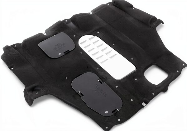 Engine Splash Shield Guard ECOTRIC Black Aluminum VC-LYAP-469-1