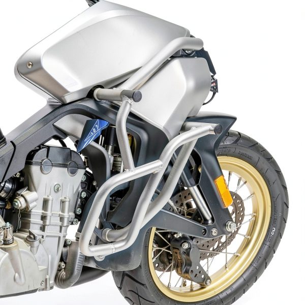 Highway Crash Bars Fayedenicy for CF-800MT Silver/Black Alloy Steel-1