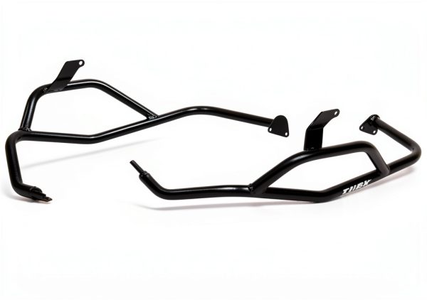 TUSK Motorcycle Crash Bar Left Side Black Powder Coated Steel-5