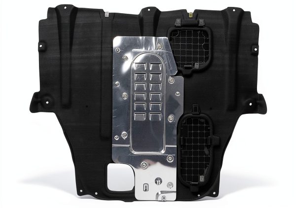 Engine Splash Shield Guard ECOTRIC Black Aluminum VC-LYAP-469-3