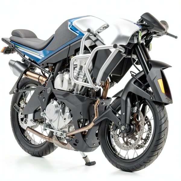 Highway Crash Bars Fayedenicy for CF-800MT Silver/Black Alloy Steel-3