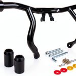 Harley Davidson Front Engine Guard Crash Bar Black Alloy Steel TL-132-0