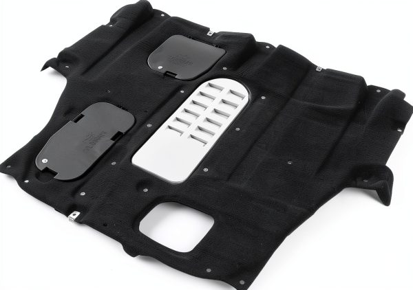 Engine Splash Shield Guard ECOTRIC Black Aluminum VC-LYAP-469-2