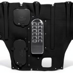 Engine Splash Shield Guard ECOTRIC Black Aluminum VC-LYAP-469-0