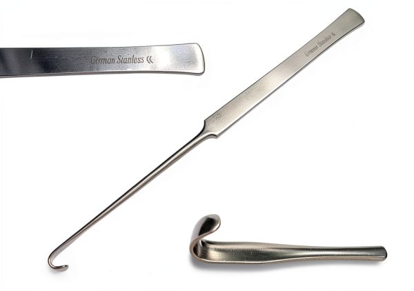 Spay Snook Hook 8" Veterinary Surgical Instruments Stainless Steel 3 Pieces-0