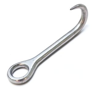 Eye Hook Sharp Eye Hook Stainless Steel Ob Hook Calving Tools Veterinary Instruments for Educational Use-0